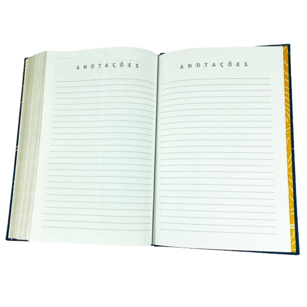Bíblia Sagrada Abstrata | NVI | Letra Grande | Leitura Perfeita | Couro Soft Azul Capa Dura
