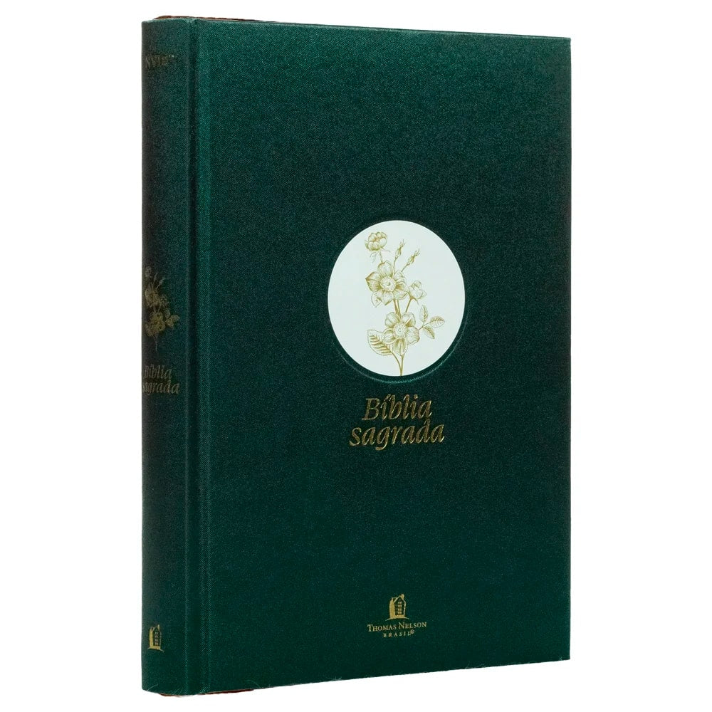Bíblia Sagrada | NVI | Letra Grande | Capa Dura | Flor Minimalista