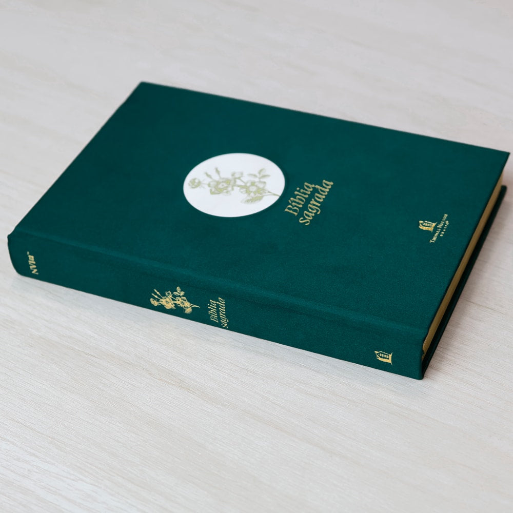 Bíblia Sagrada | NVI | Letra Grande | Capa Dura | Flor Minimalista