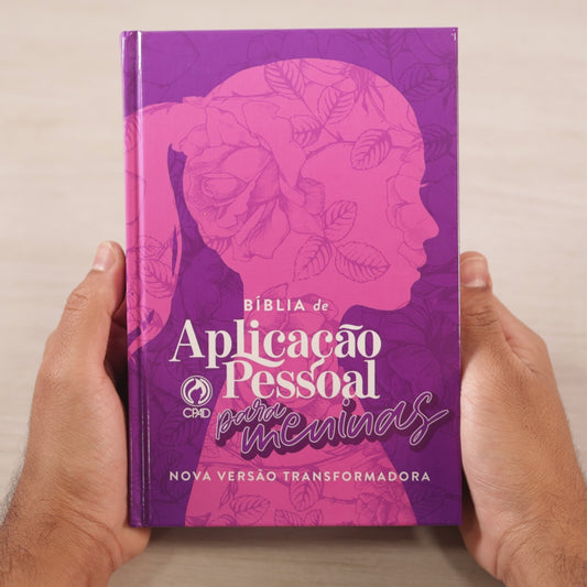 Bíblia de Estudo Aplicação Pessoal para Meninas | NVT | Média Rosa | Capa Dura
