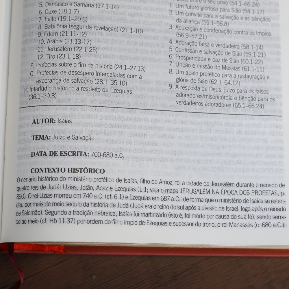 Bíblia de Estudo Pentecostal para Jovens | ARC | Letra Média | Luxo Vinho