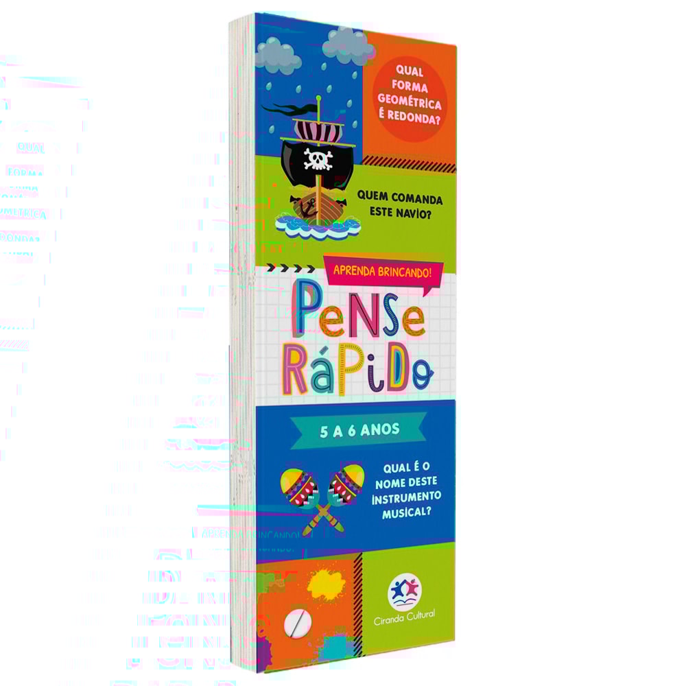 Flash Cards Pense Rápido | 5 a 6 anos