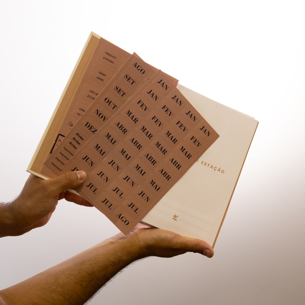 Planner Estações Abstrata | Viviane Martinello