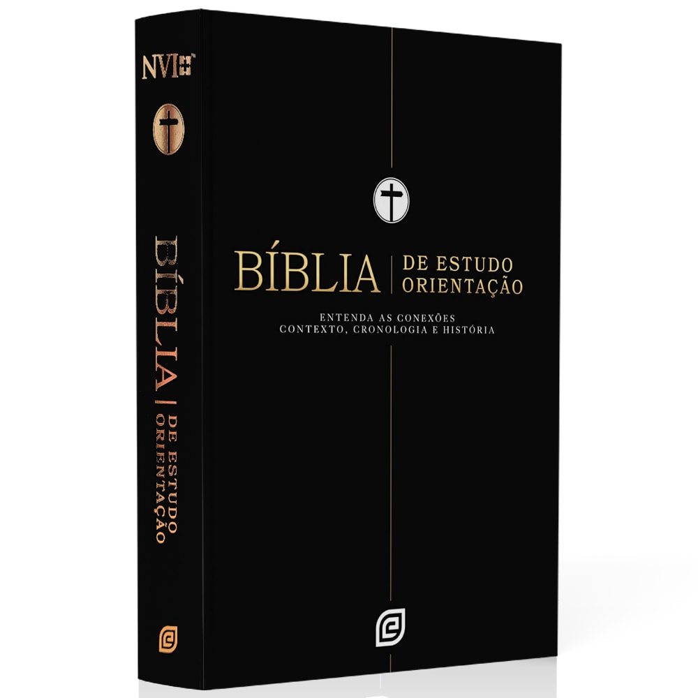Bíblia Estudo Orientação | NVI | Letra Normal | Capa Black