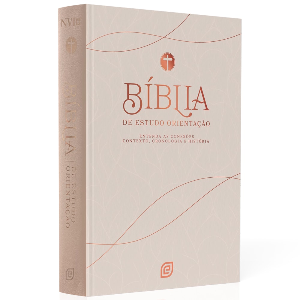Bíblia Estudo Orientação | NVI | Letra Normal | Capa Rose Gold