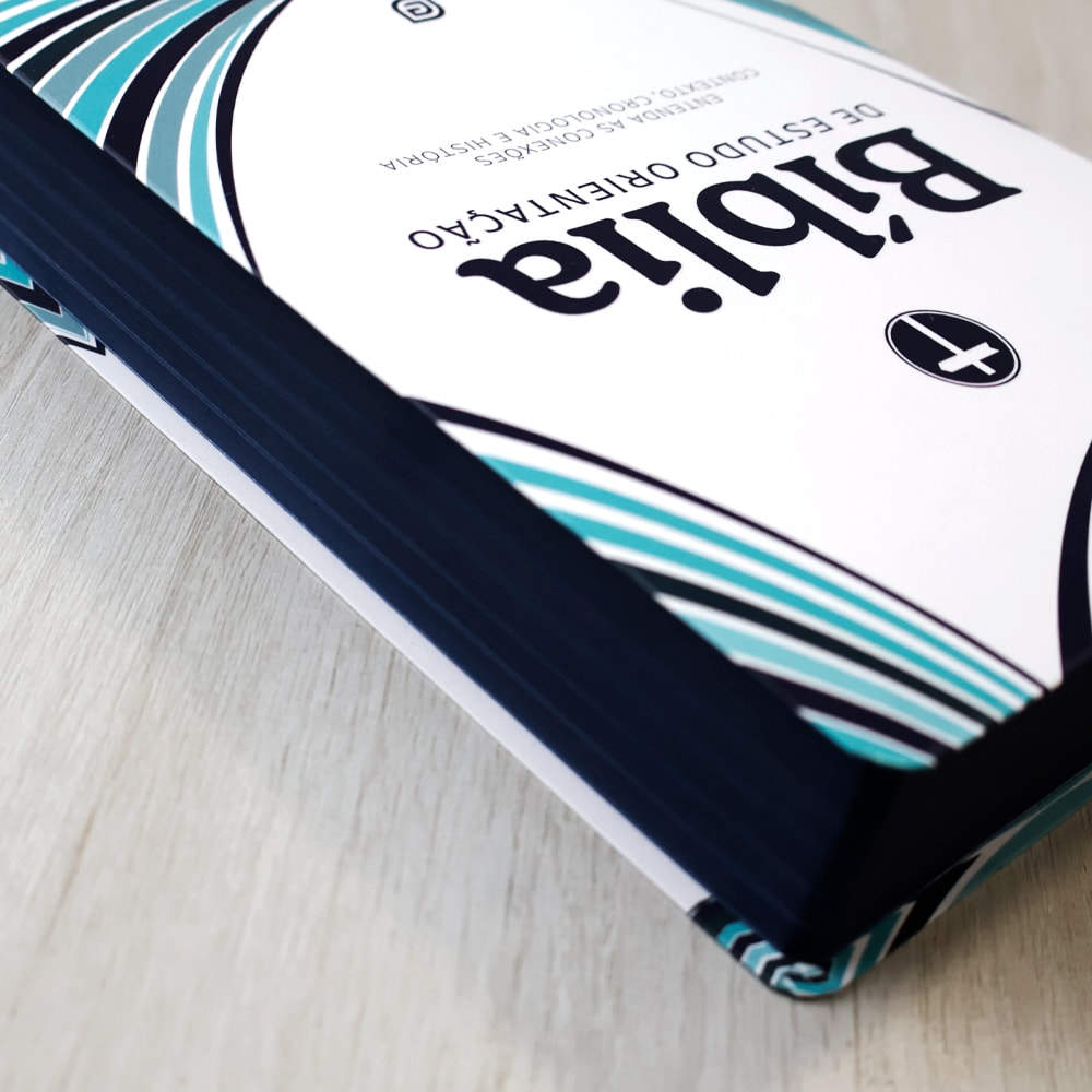 Bíblia Estudo Orientação | NVI | Letra Normal | Capa Blue Waves
