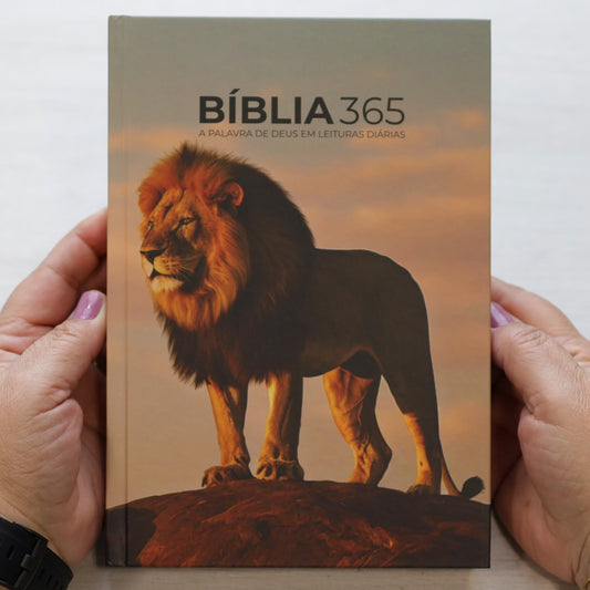 Bíblia 365 Leão | NVT | Letra Grande | Capa Dura