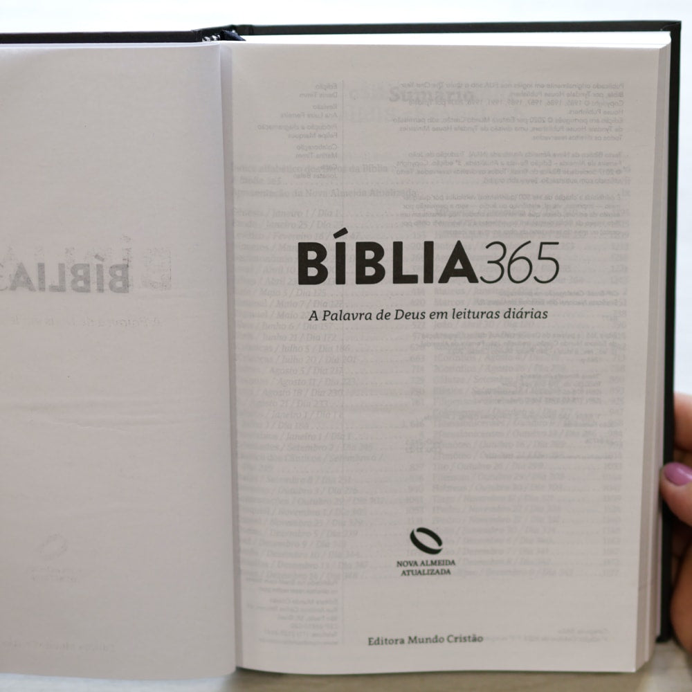 Bíblia 365 Tradicional | NAA | Letra Grande | Capa Dura