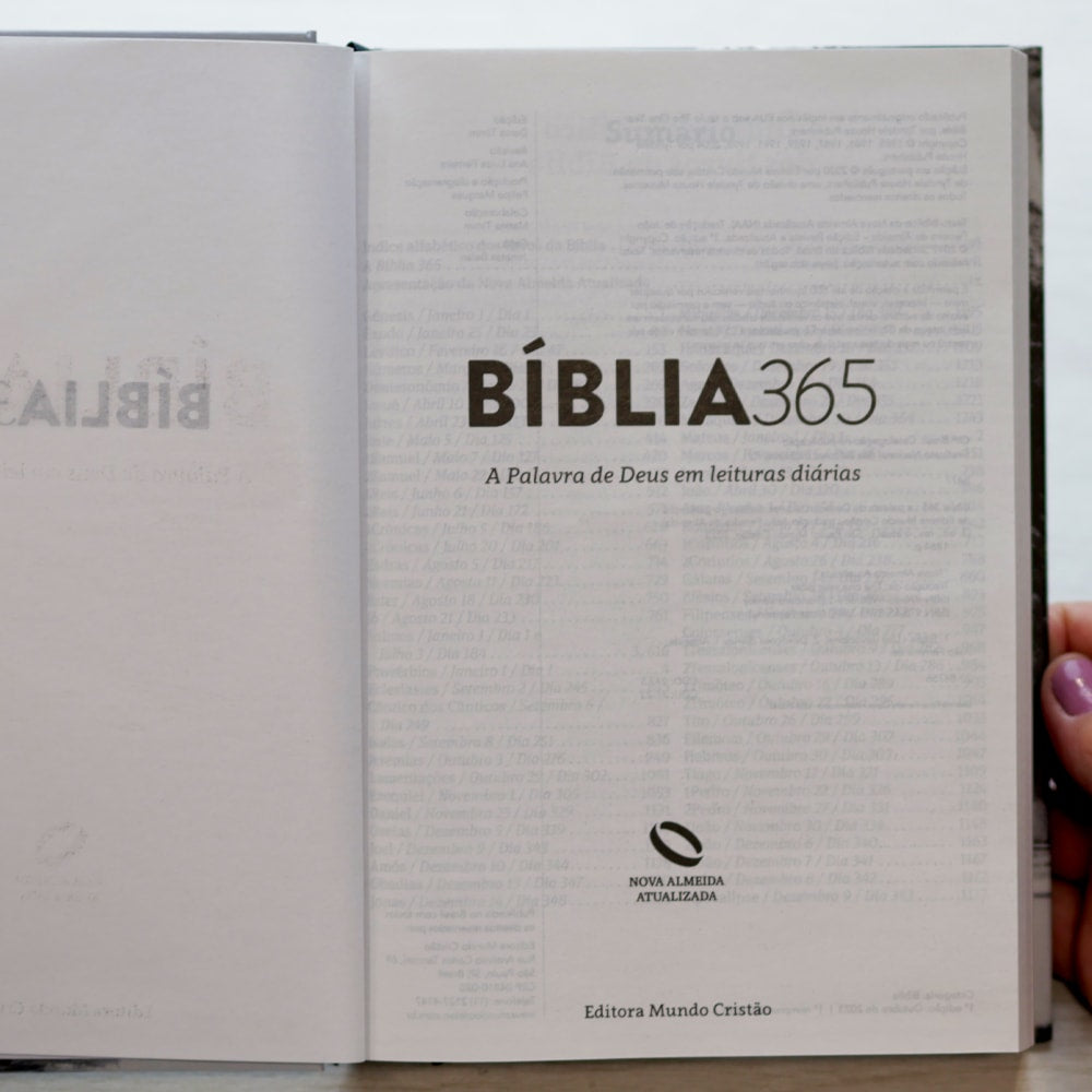 Bíblia 365 Leão | NAA | Letra Grande | Capa Dura