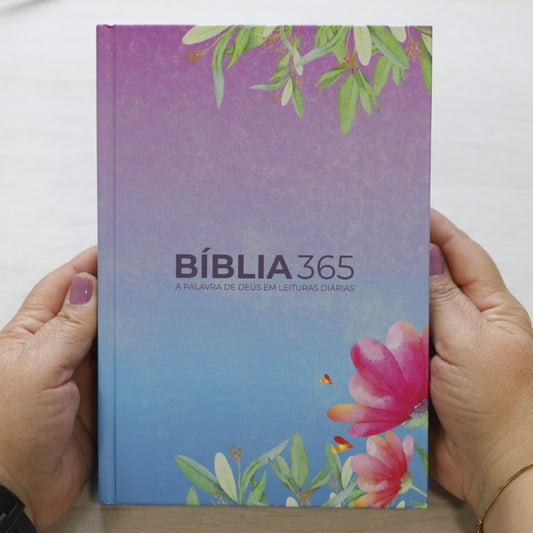 Bíblia 365 Jardim Florido | NAA | Letra Grande | Capa Dura