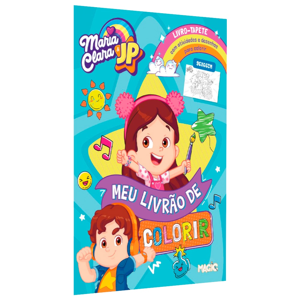 Maria Clara e JP | Meu Livrão de Colorir