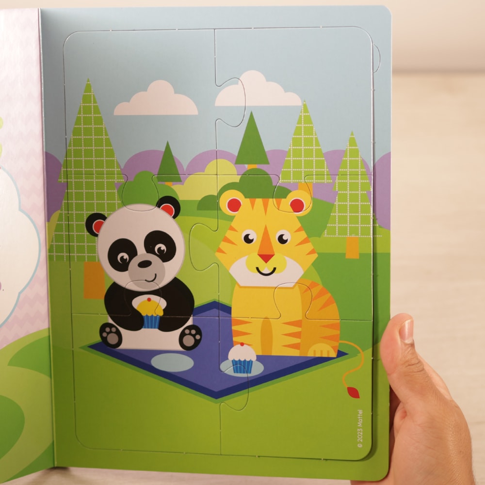 Fisher-Price | Diversão na Floresta | Livro com 4 Quebra-cabeças