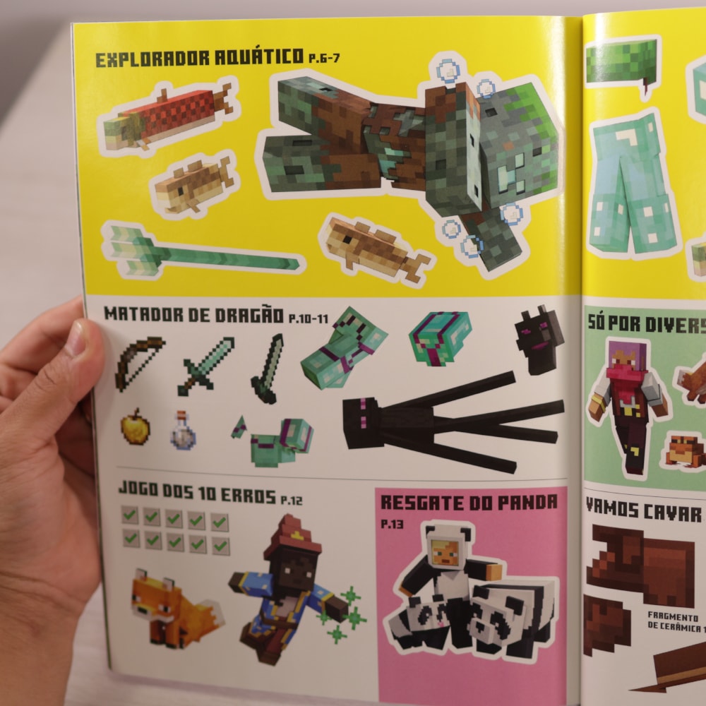 Minecraft | Crie Seu Personagem | Livros De Adesivos