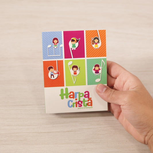 Harpa Cristã Para Crianças | Letra Média | Capa Notas Musicais