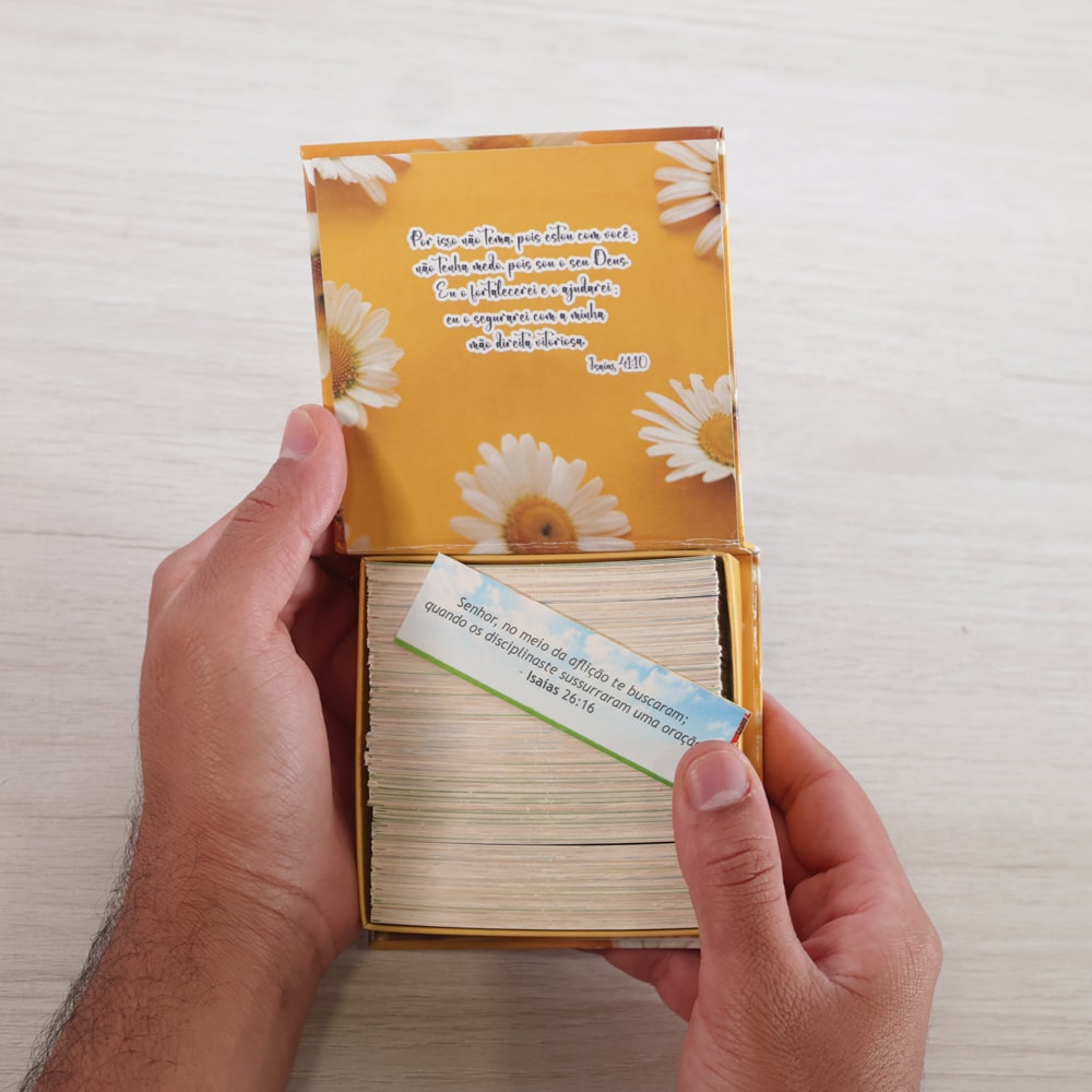 Preciosas Promessas de Deus | Caixinha de Promessas | Margaridas