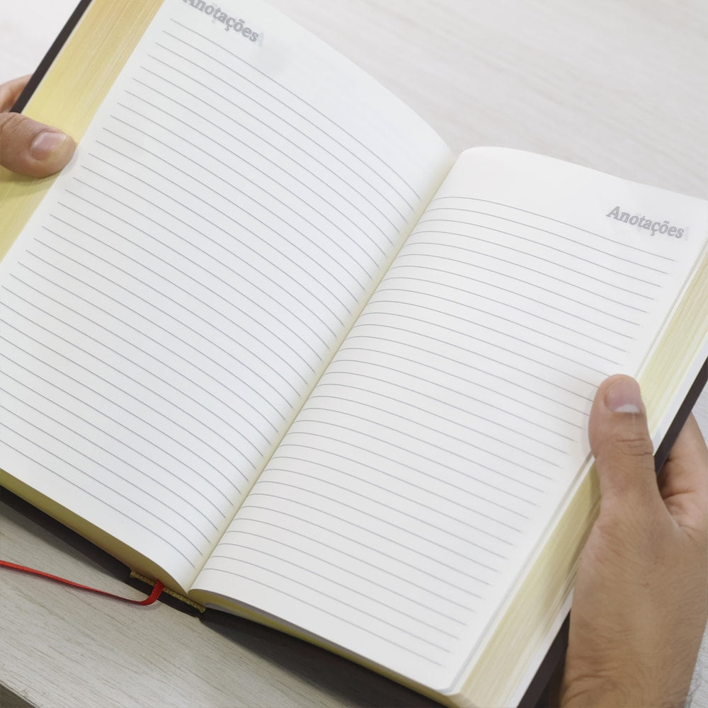 Bíblia do Culto com Harpa Cristã e Corinhos | ARC | Letra Extra Gigante | Capa Telha