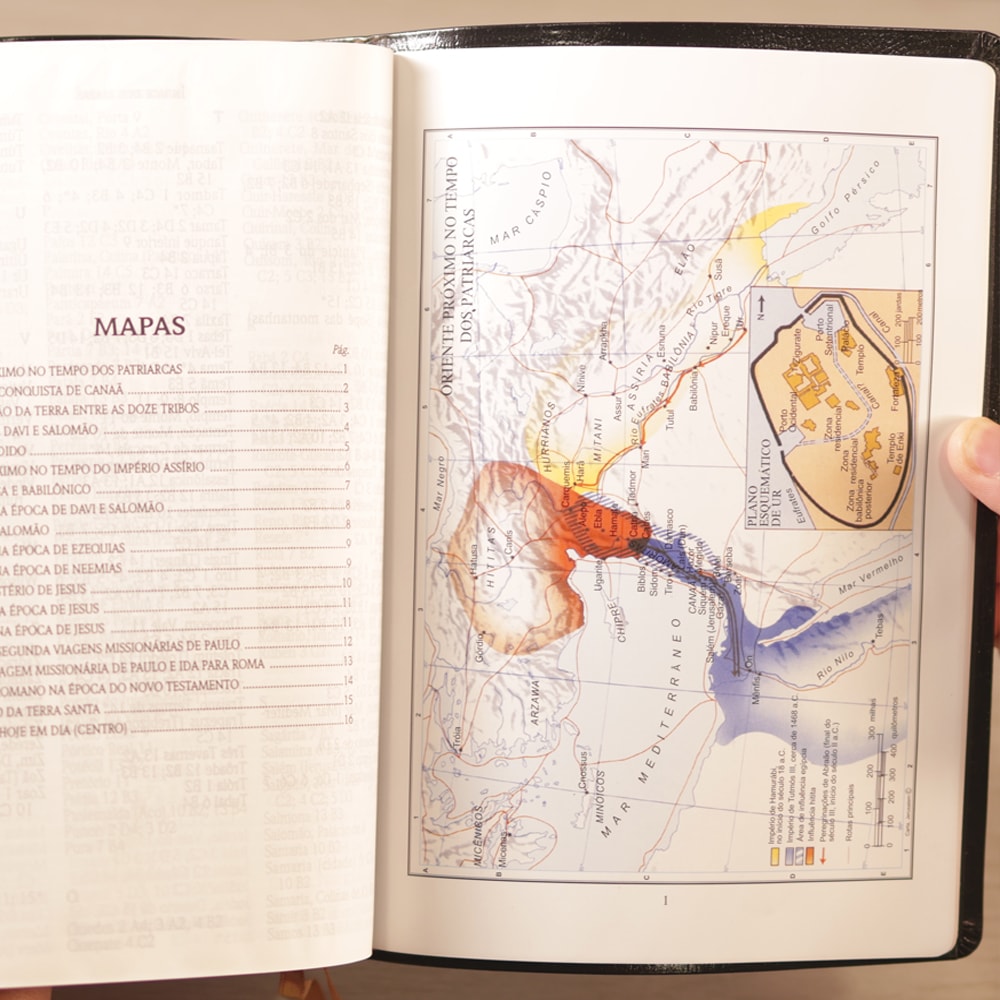 Bíblia Sagrada RCM | ACF | Letra Gigante | Capa Recouro Alligator Preta