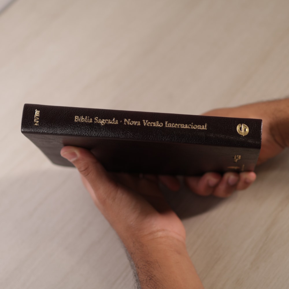Bíblia Sagrada | NVI | Letra Normal | Capa Luxo Vinho
