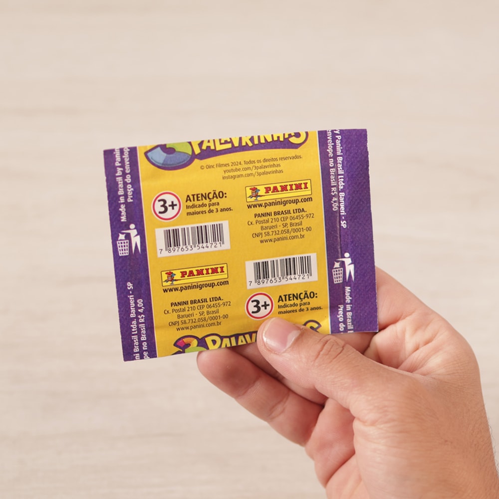 3 Palavrinhas | Kit 6 Envelopes Para Álbum Livro Ilustrado Oficial
