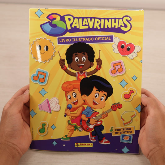 3 Palavrinhas | Álbum Livro Ilustrado Oficial | + 6 Envelopes