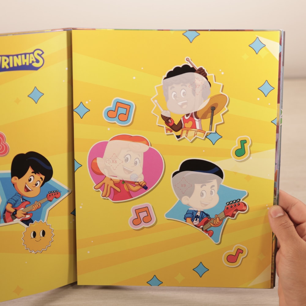 3 Palavrinhas | Álbum Livro Ilustrado Oficial | + 6 Envelopes