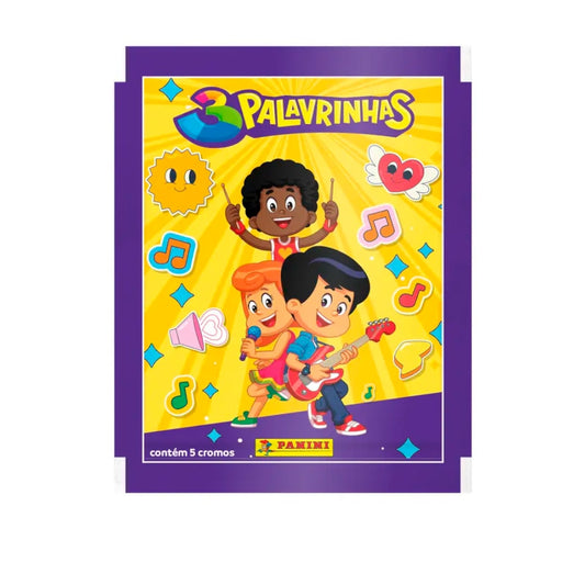 3 Palavrinhas | Envelope Com 5 Cromos Para Álbum Livro Ilustrado Oficial