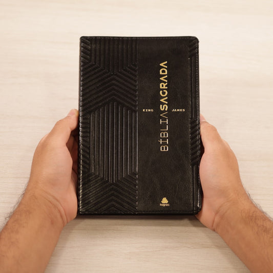 Bíblia Sagrada King James Clássica | KJC | Ultrafina Slim Preta