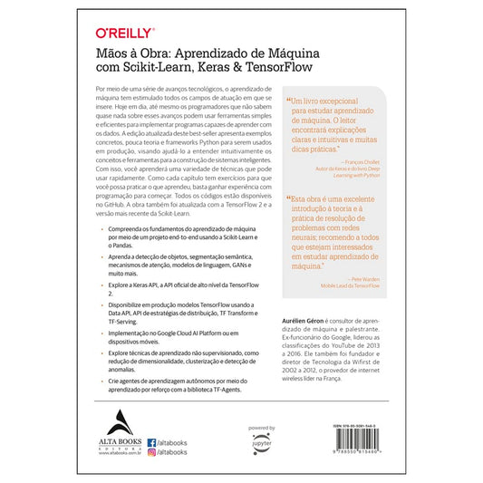 Mãos A Obra | Aprendizado De Máquina Com Scikit-Learn Keras & TernsorFlow | Aurélien Géron