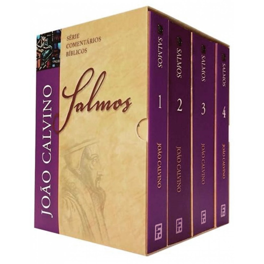 Box Salmos 1 a 4 | Série Comentários Bíblicos | João Calvino