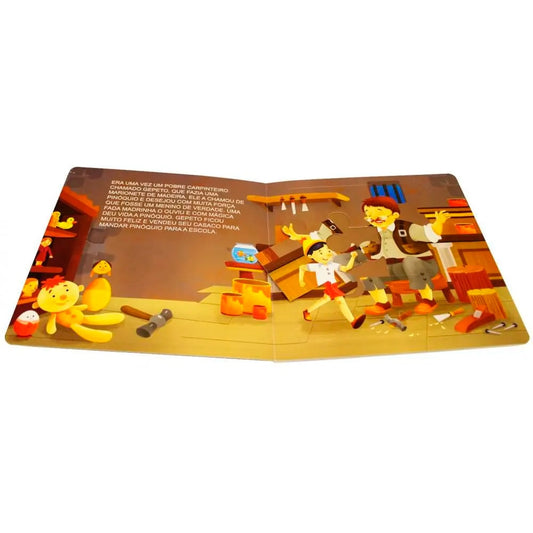 Livro De Quebra-Cabeças | Pinóquio