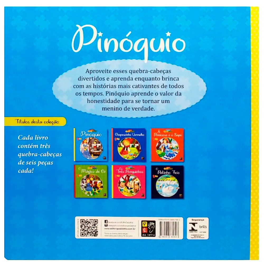 Livro De Quebra-Cabeças | Pinóquio