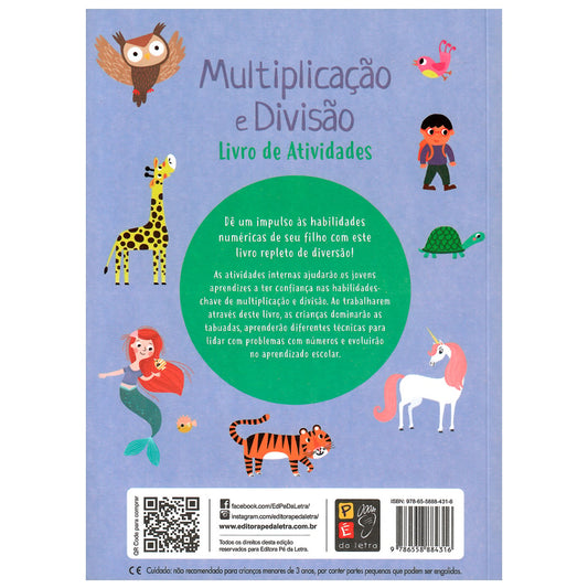 Multiplicação E Divisão | Livro De Atividades | Penny Worms
