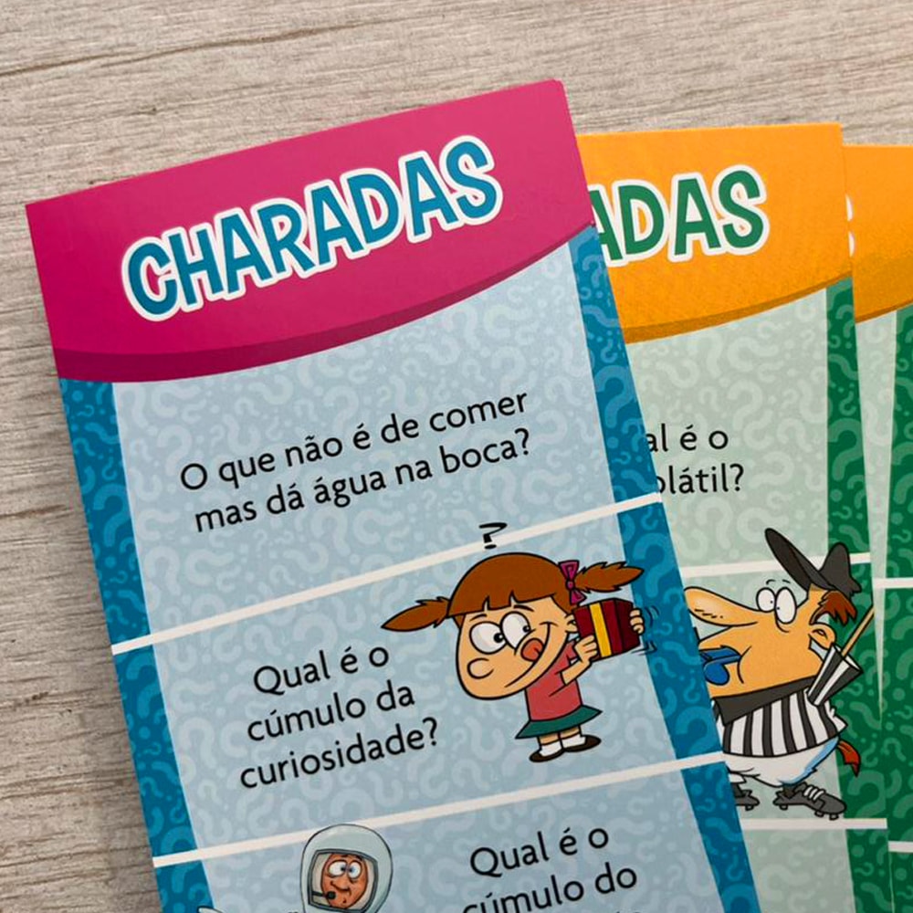 Livro Flash Cards Pense Rápido | Muitas Charadas | A Partir dos 6 Anos