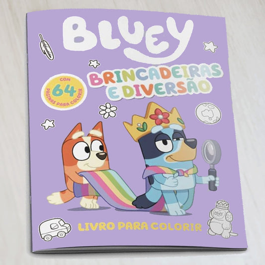 Bluey Livro para Colorir | Brincadeiras e Diversão