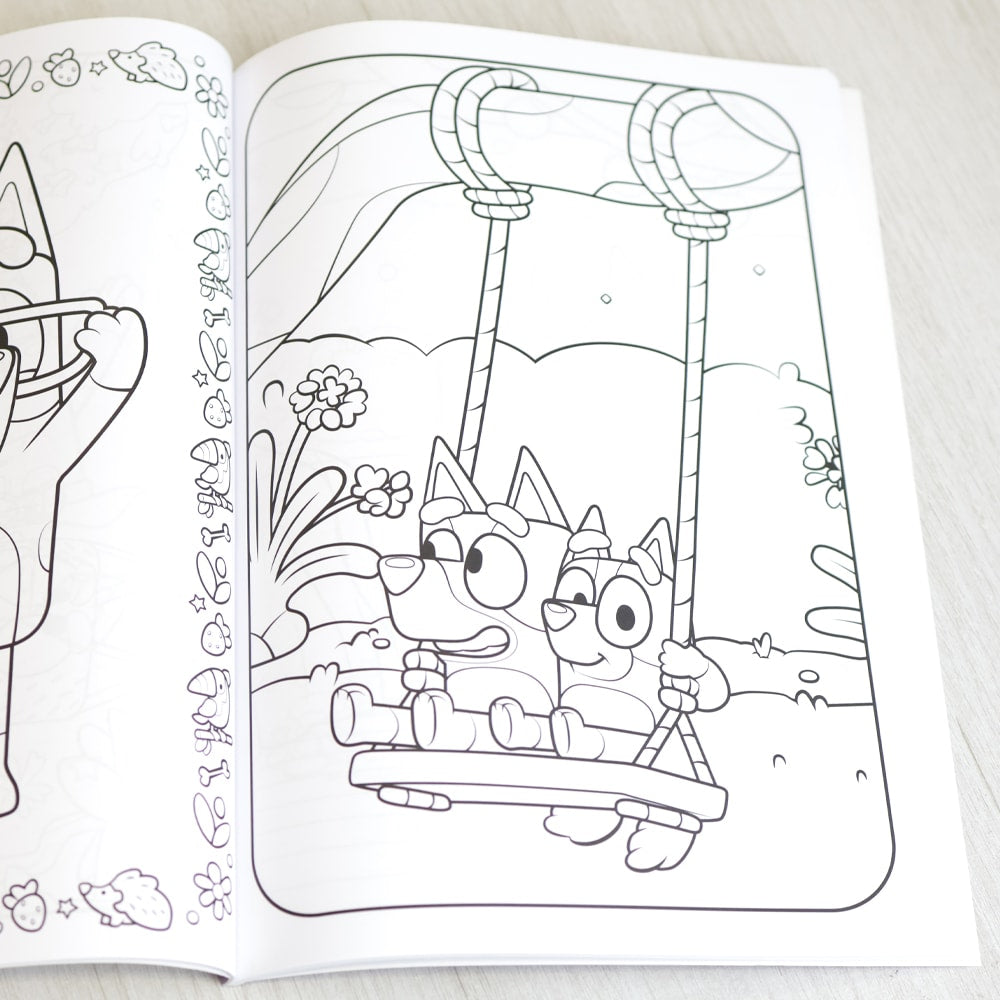 Bluey Livro para Colorir | Brincadeiras e Diversão