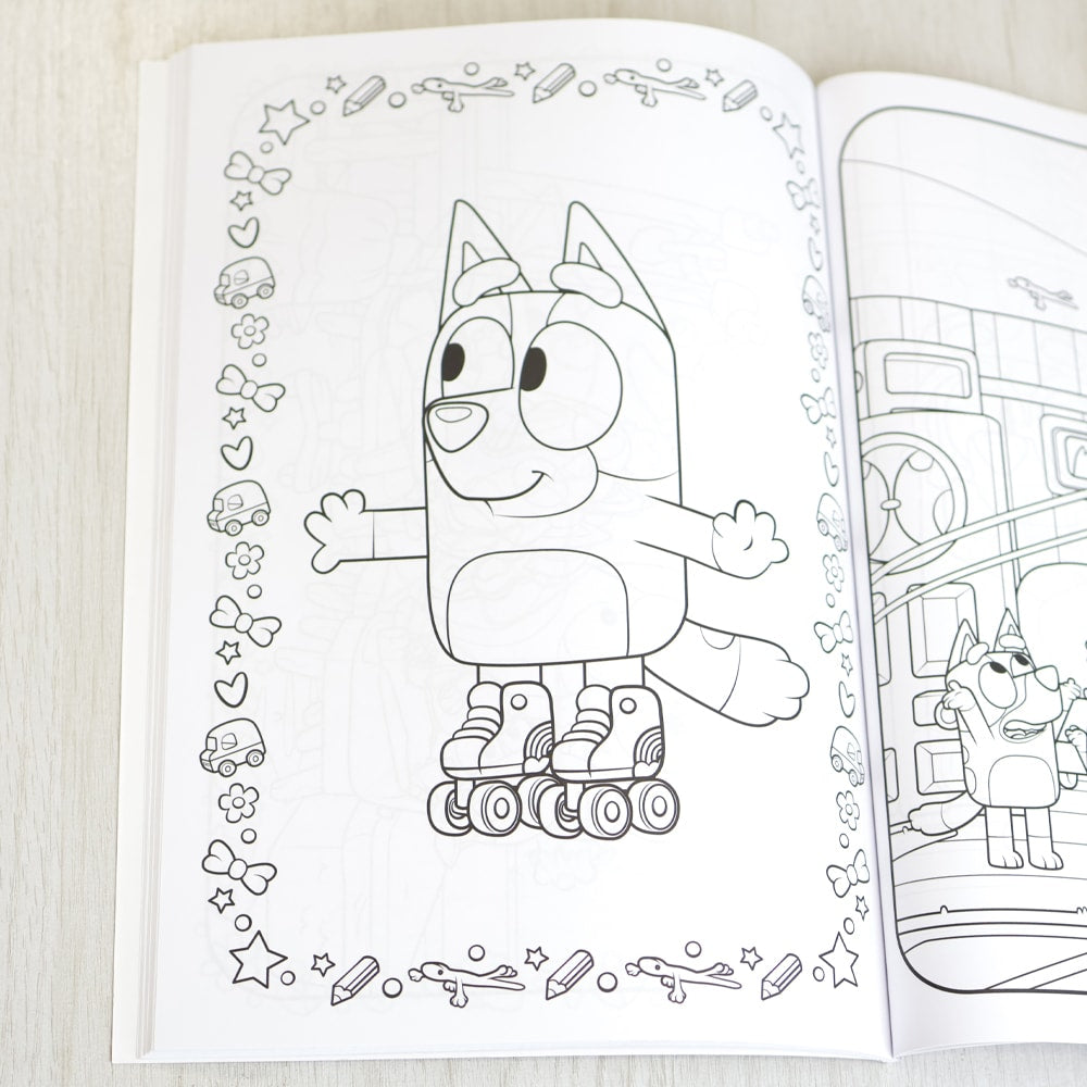 Bluey Livro para Colorir | Brincadeiras e Diversão