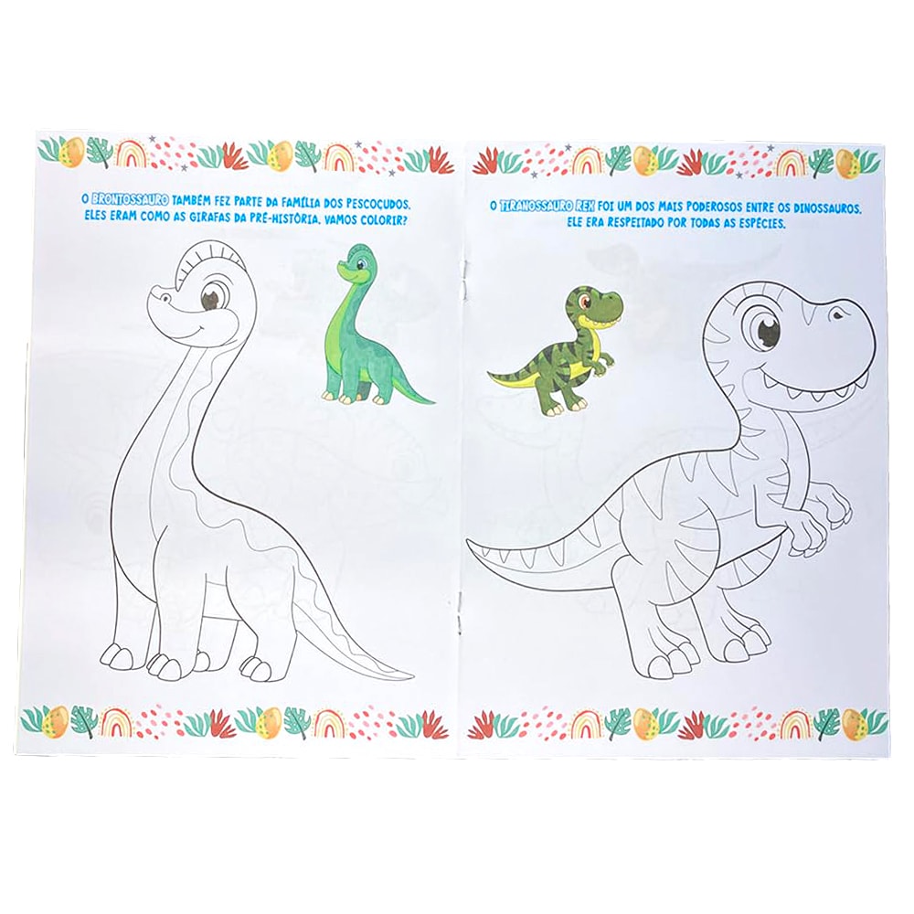 Dinossauros Arte de Colorir | Livro Para Colorir