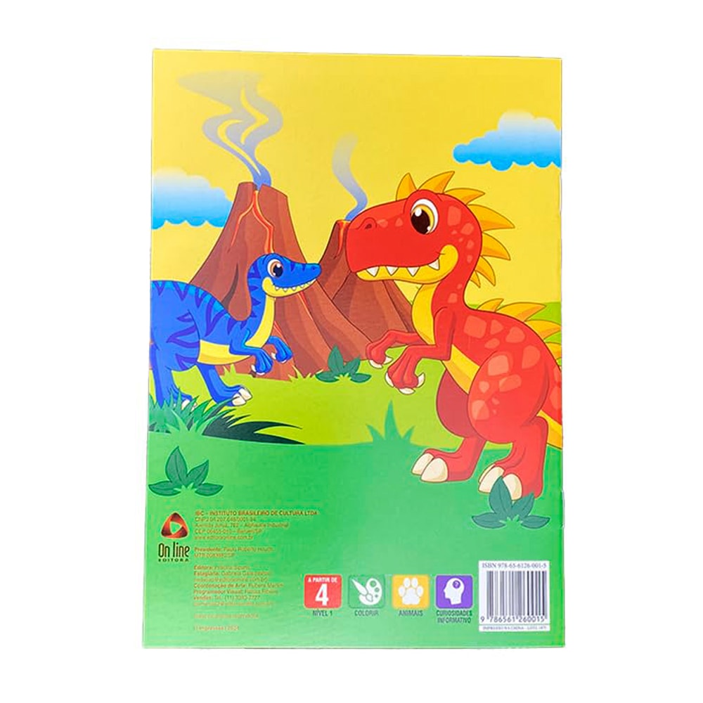 Dinossauros Arte de Colorir | Livro Para Colorir