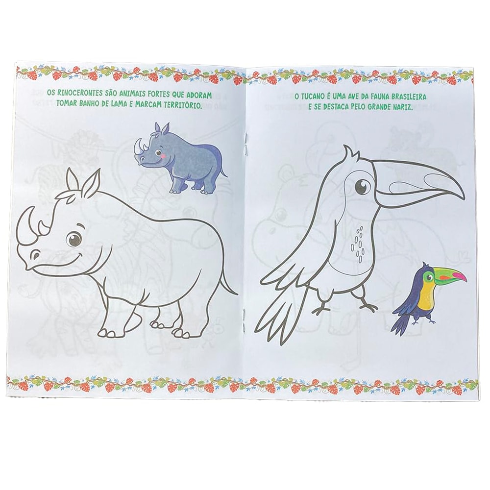 Bichinhos da Floresta Arte de Colorir | Livro Para Colorir