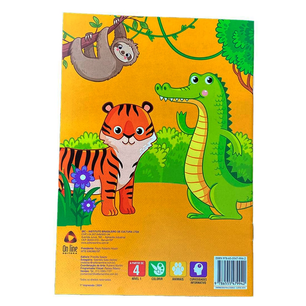 Bichinhos da Floresta Arte de Colorir | Livro Para Colorir