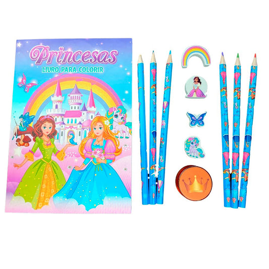 Princesas Arte de Colorir | Livro Para Colorir