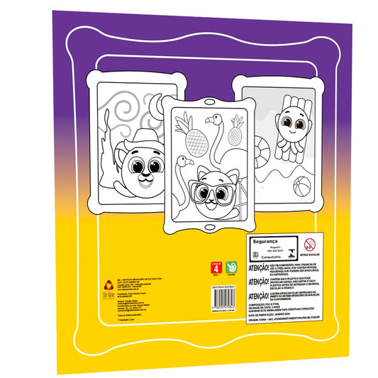 Bolofofos | Livro para Pintar | Aquarela