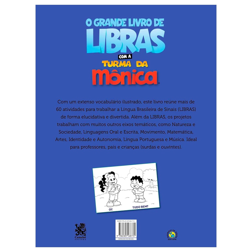 O Grande Livro de Libras Com a Turma da Mônica | Izildinha Houch Micheski | Mauricio de Sousa