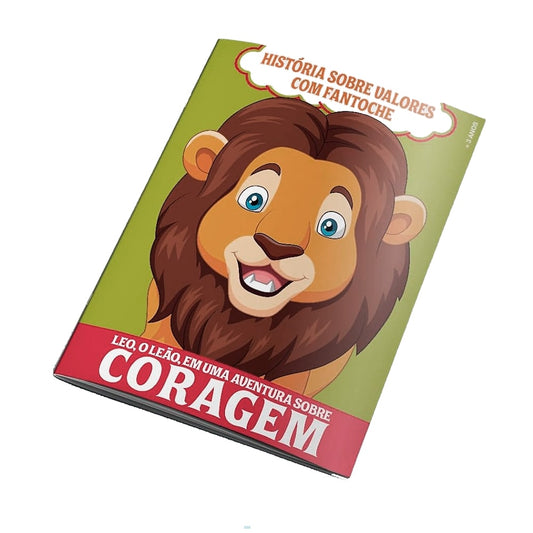 História sobre Valores com Fantoche | Leão