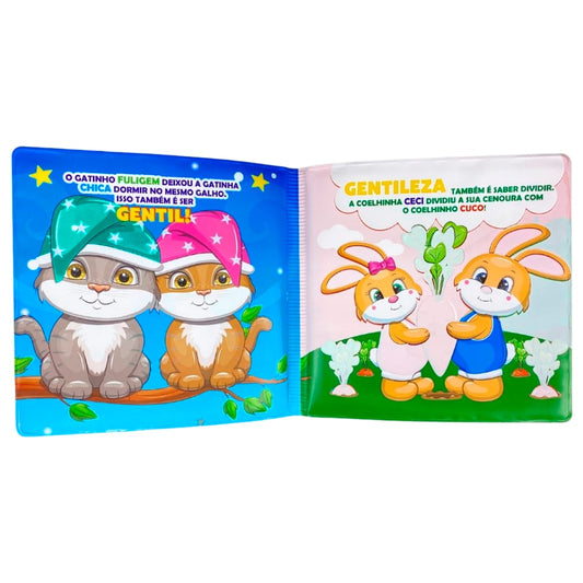 Vamos Praticar a Gentileza | Livro de Banho