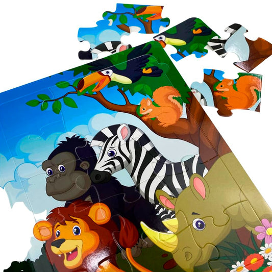 Bichinhos Da Floresta | Livro Quebra-Cabeça