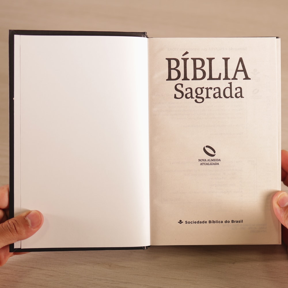 Bíblia Sagrada Deus Amou o Mundo | NAA | Letra Normal | Capa Dura