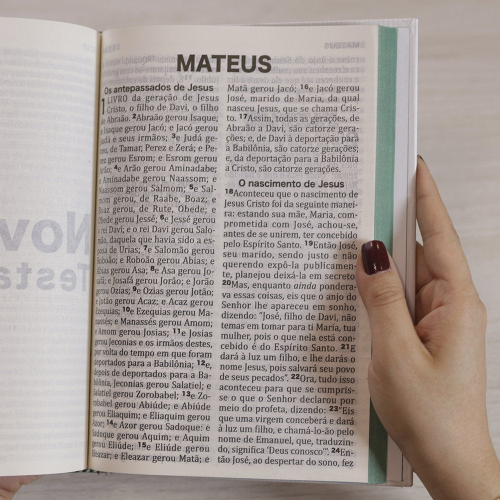 Bíblia Sagrada King James | Letra Extra Grande | Capa Dura Modelo Vida