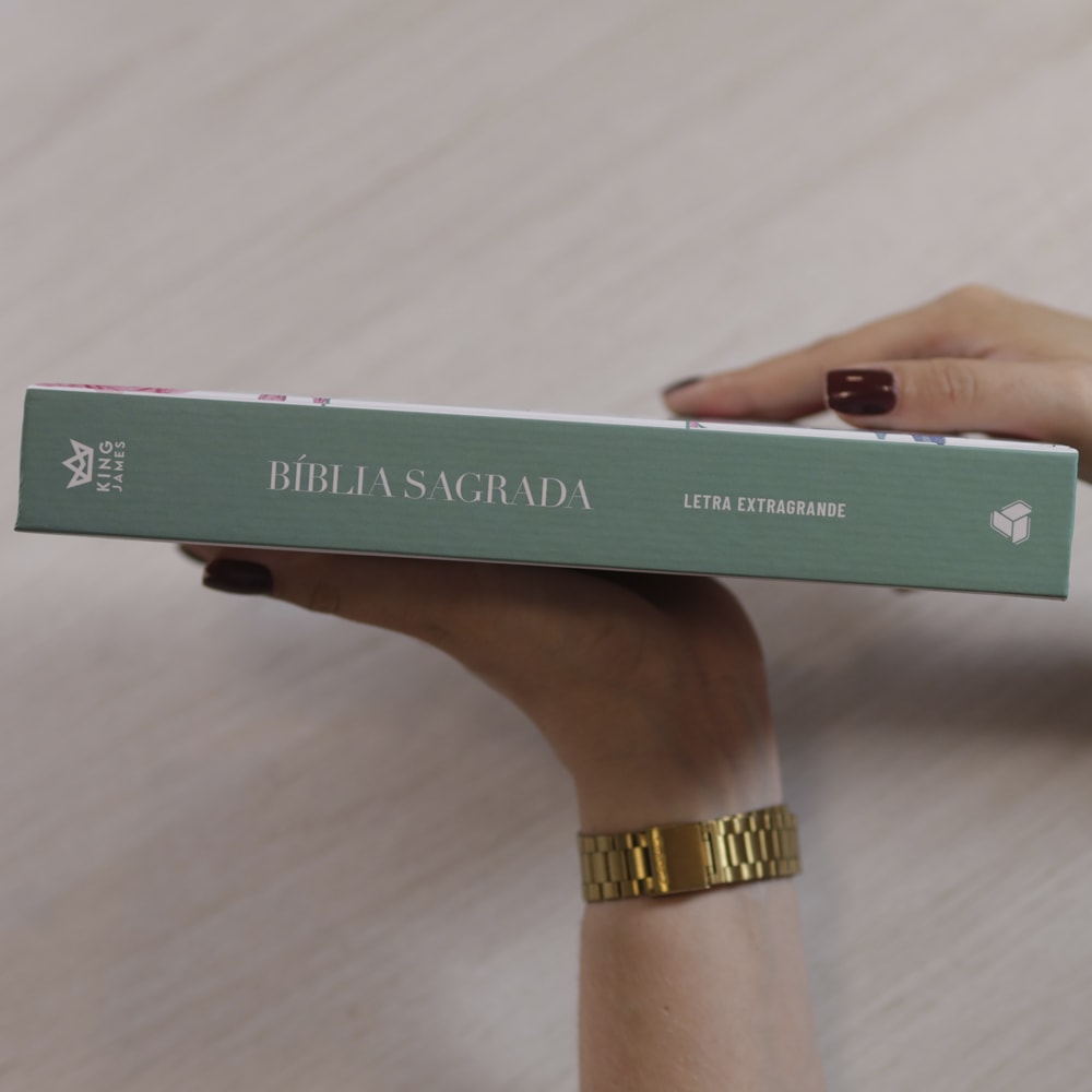Bíblia Sagrada King James | Letra Extra Grande | Capa Dura Modelo Vida