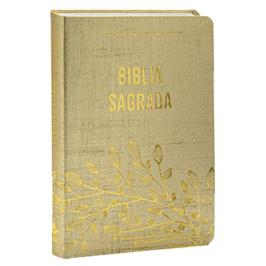Bíblia Sagrada | NTLH | Letra Grande | Capa Cristal Dourado